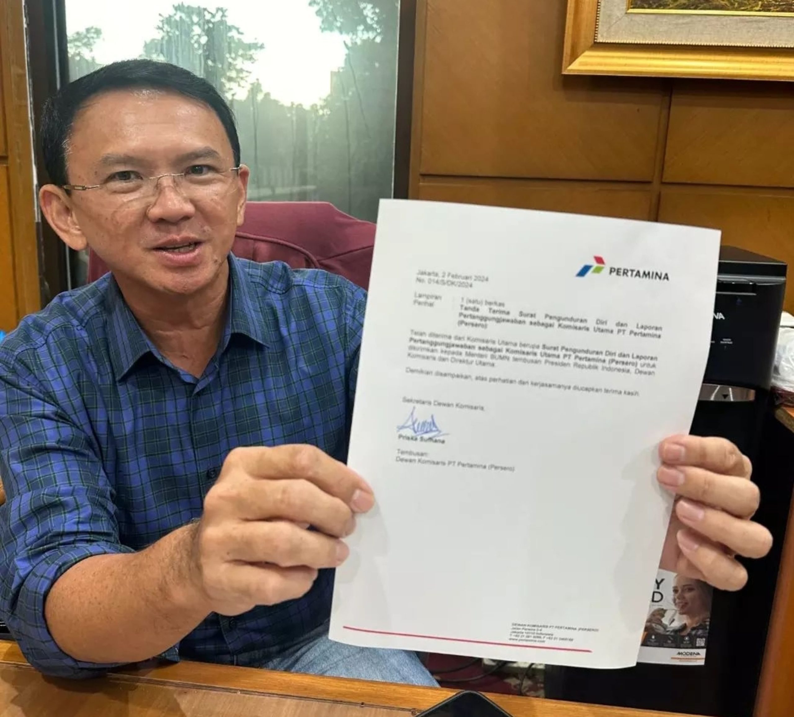 Tegas! Ahok Mundur dari Komisaris Pertamina, Dukung Ganjar-Mahfud