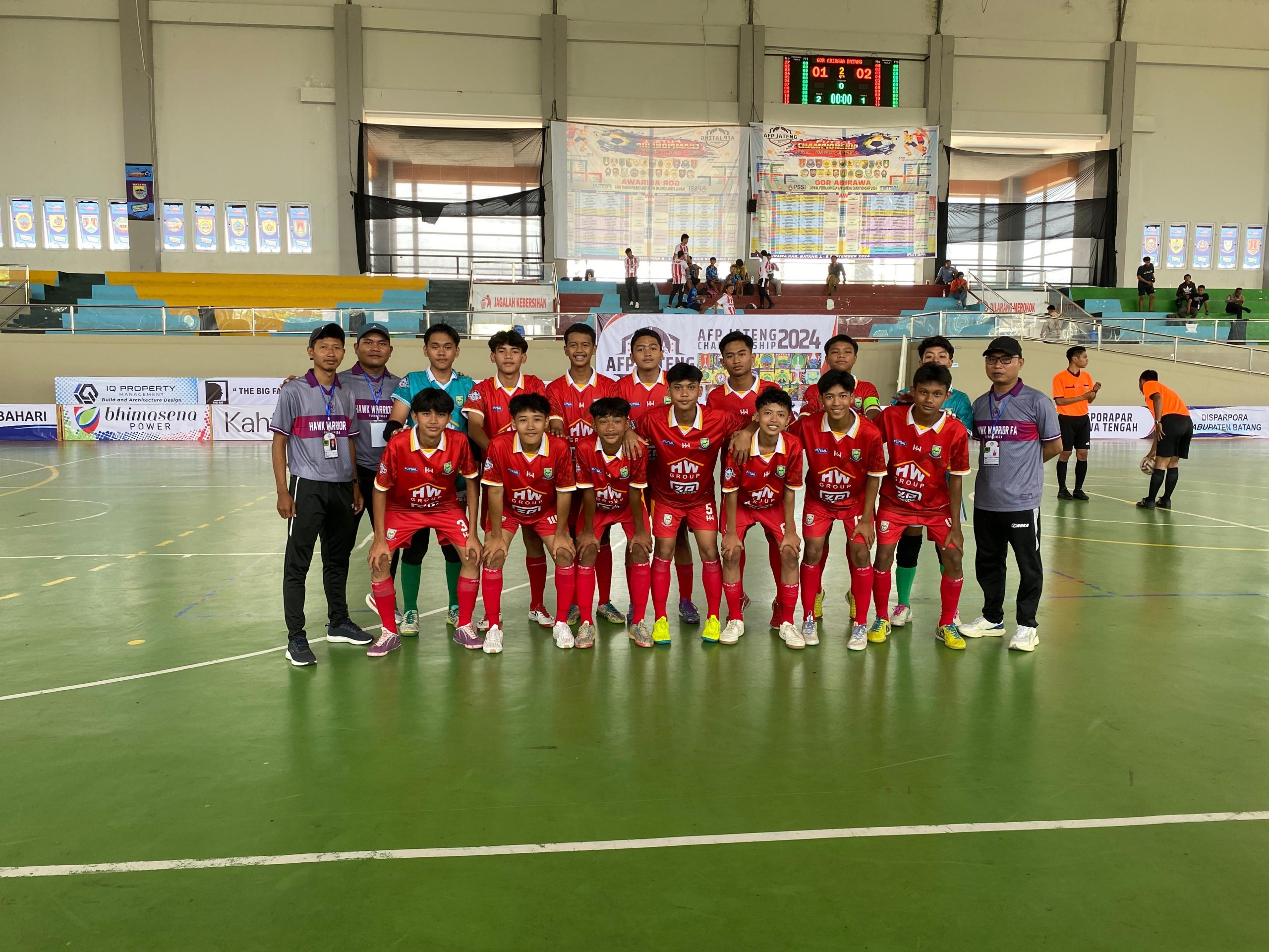 Tim Futsal U-17 Kabupaten Purbalingga Ikut Meramaikan Turnamen AFP Jateng Championship 2024
