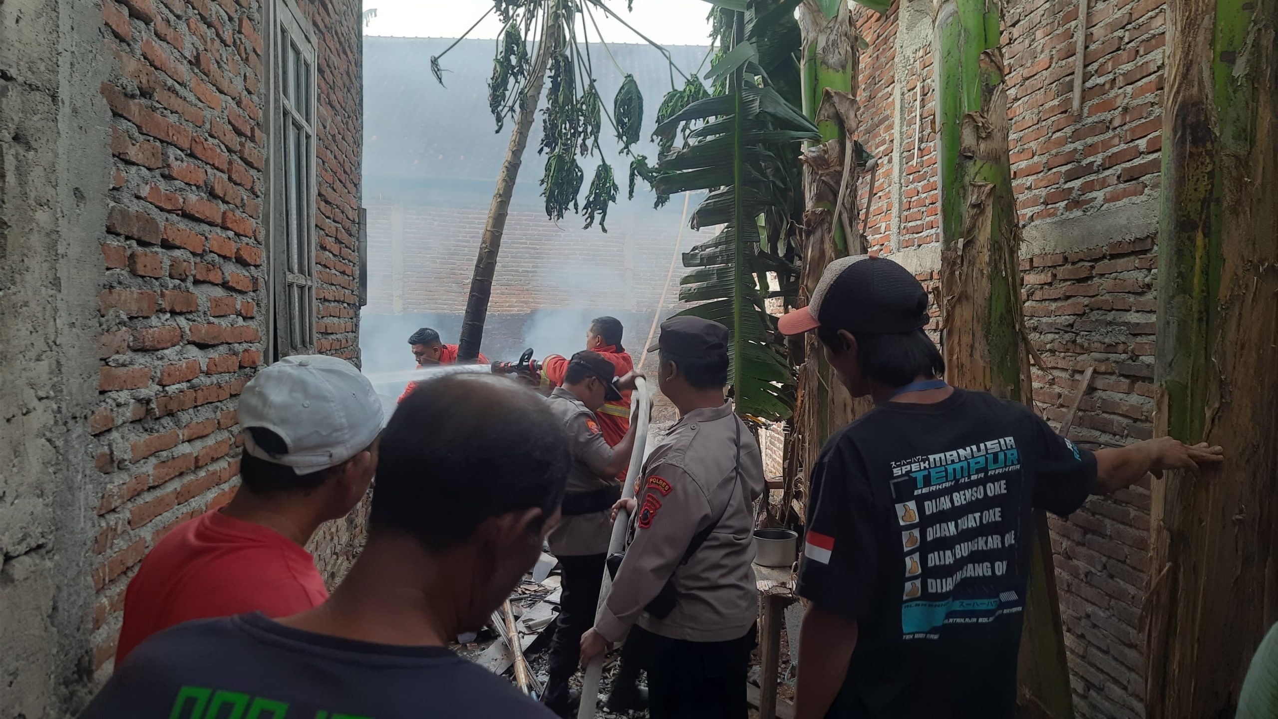 Lupa Matikan Tungku, Rumah di Desa Jetis Kecamatan Kemangkon Terbakar