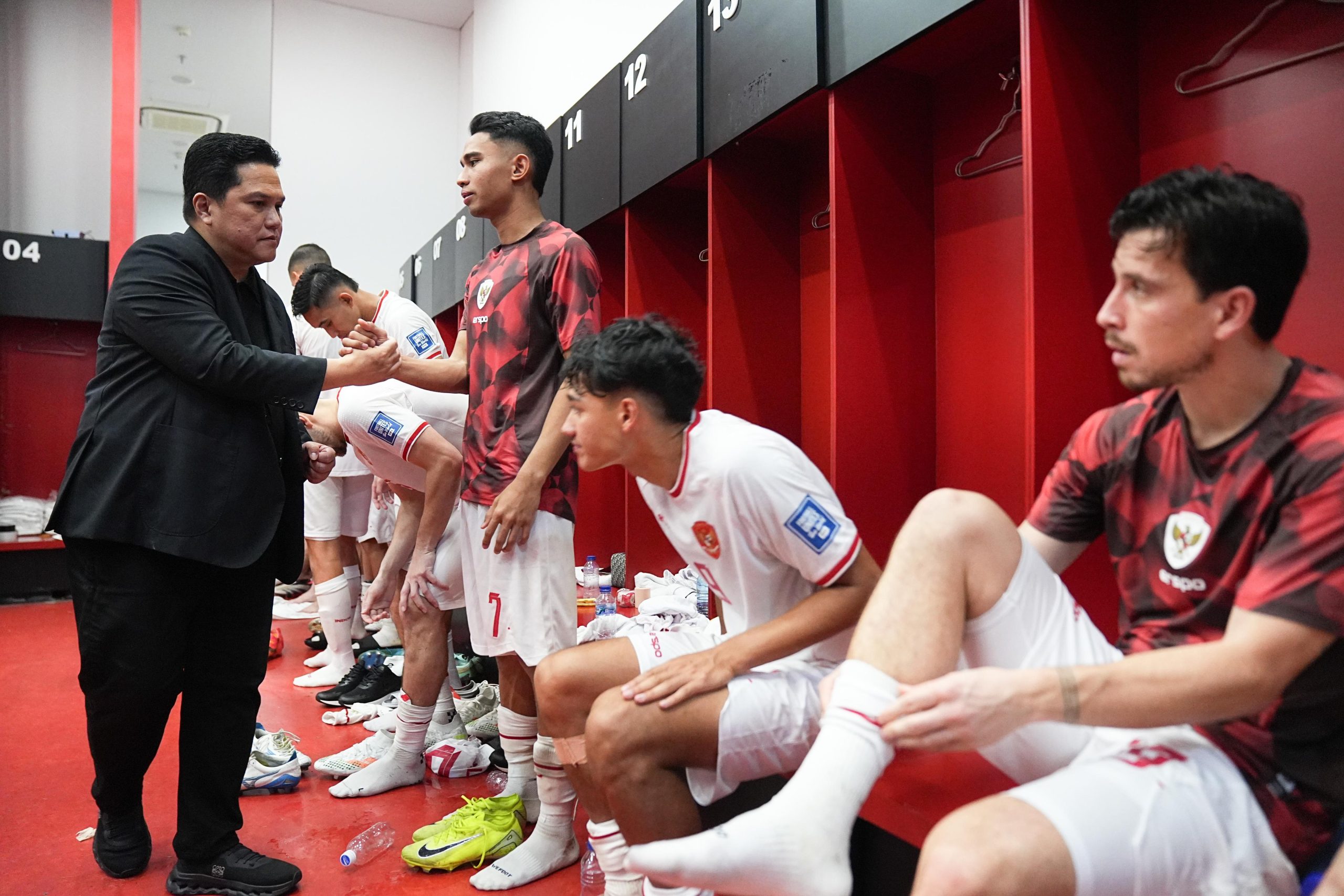 Motivasi Dari Erick Tohir Bawa Semangat Pemain Timnas Saat Melibas Arab Saudi