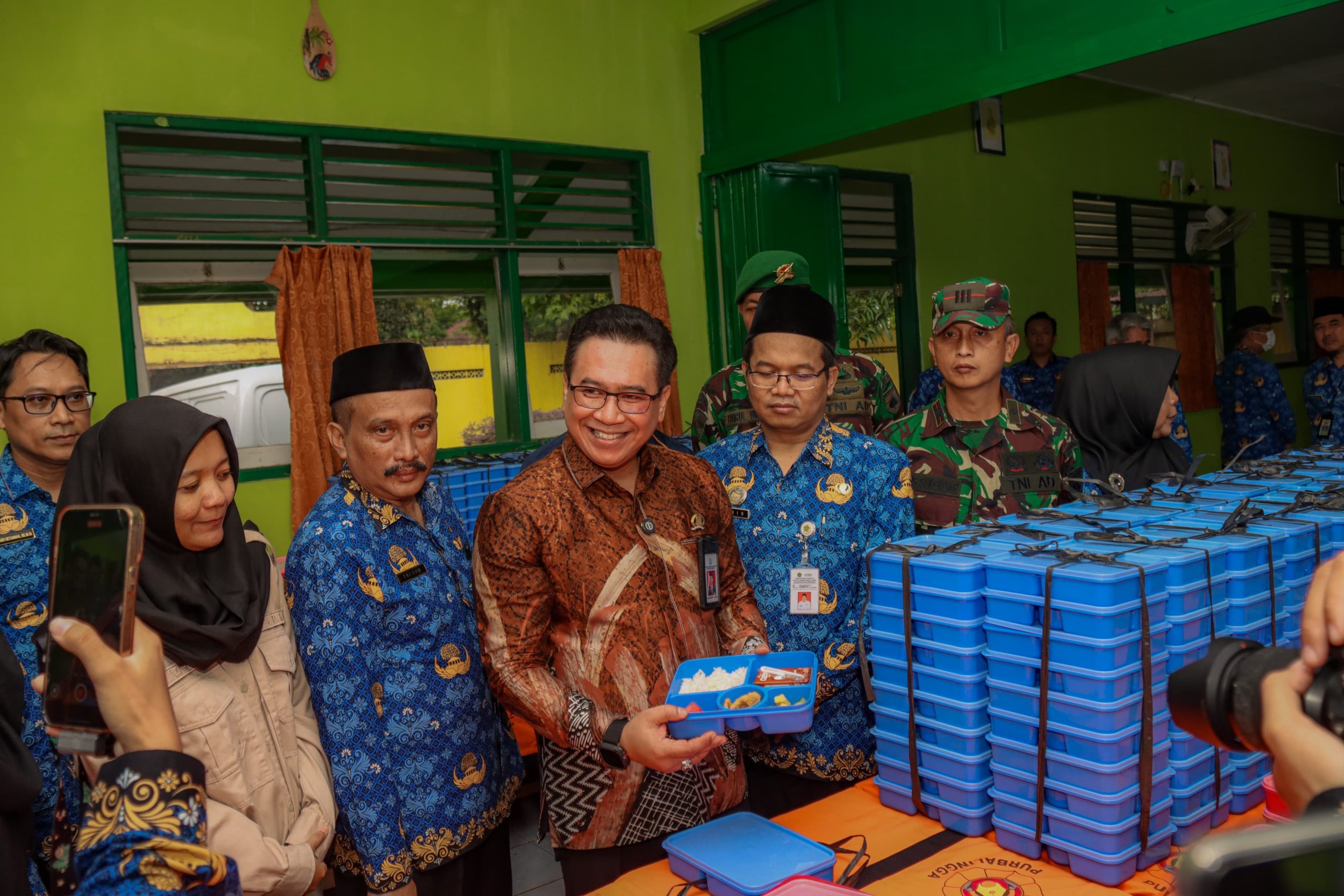 Ketua DPRD Purbalingga Monitoring Pelaksanaan Program Makan Bergizi Gratis di Purbalingga