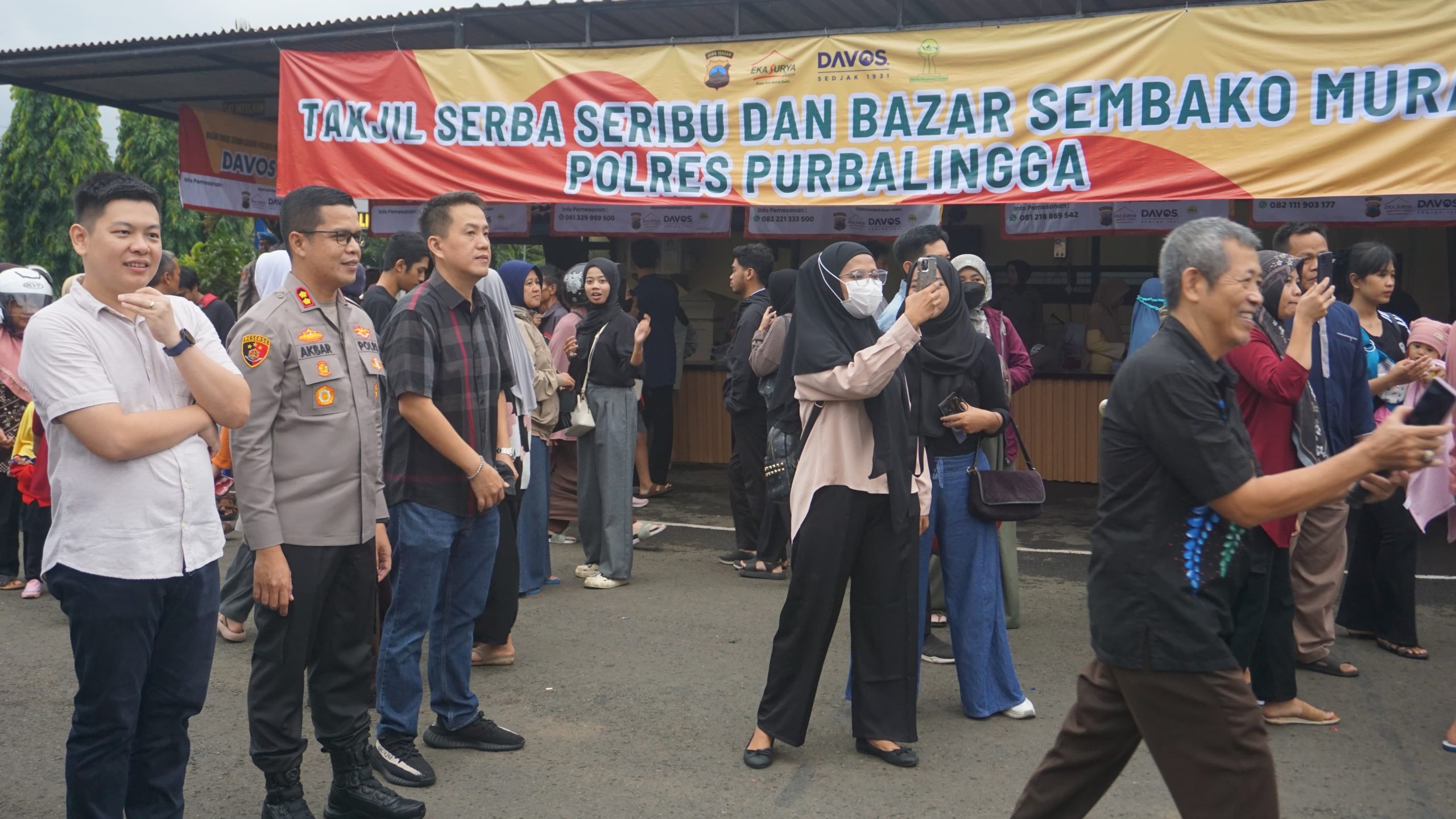 Takjil Serba Seribu Polres Purbalingga Ramai Diserbu Masyarakat