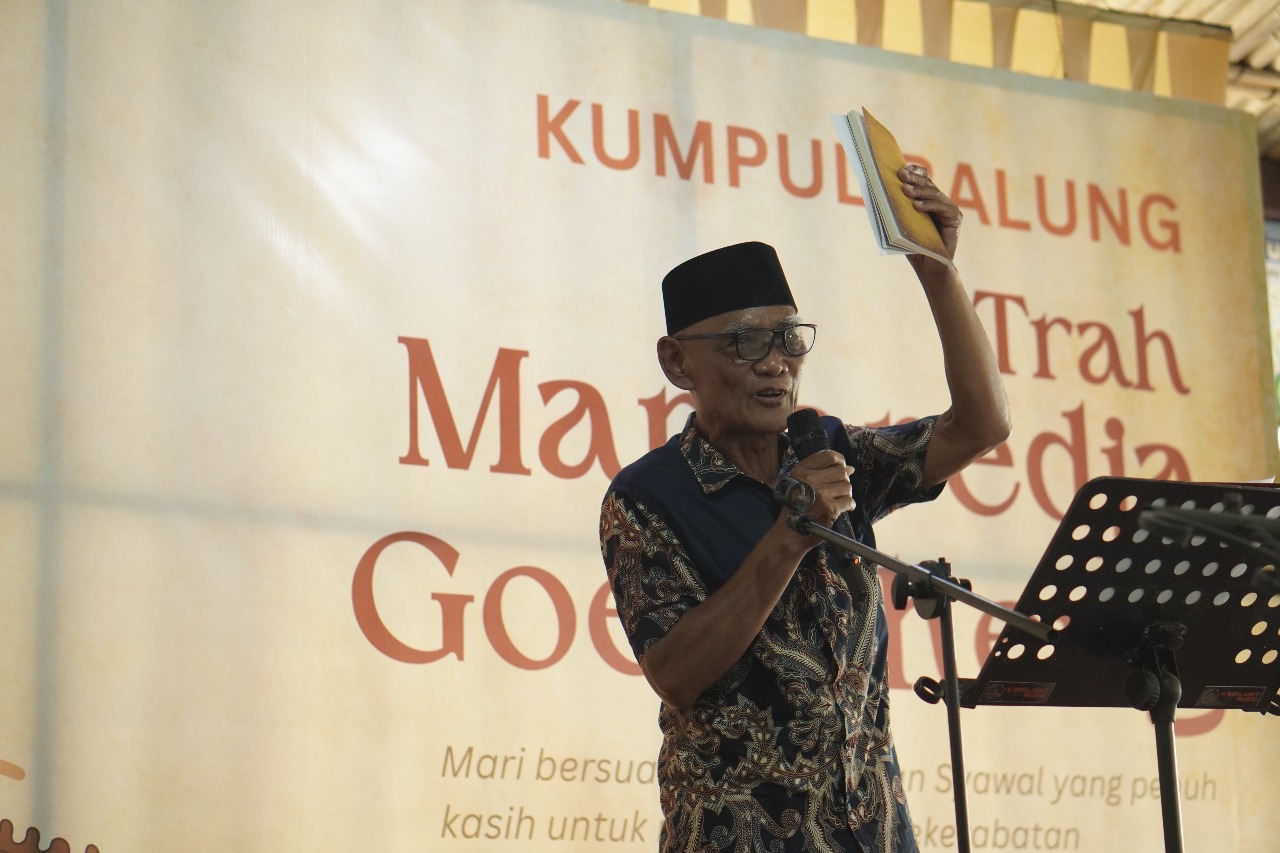 Suasana Kumpul Balung Trah Martaredja-Goendheng di Joglo Penatusan, Cipaku, Purbalingga, Rabu (2/4/2025). Acara ini mempertemukan lebih dari 800 keturunan dari pasangan Eyang Martaredja dan Goendheng.