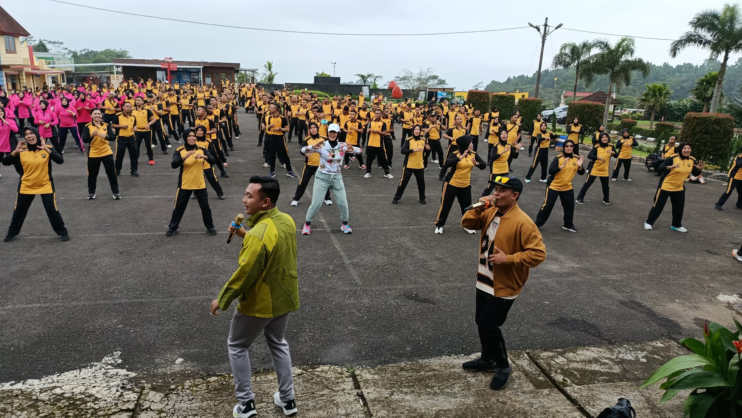Polres Purbalingga Gelar Halal bihalal dengan Olahraga Bersama