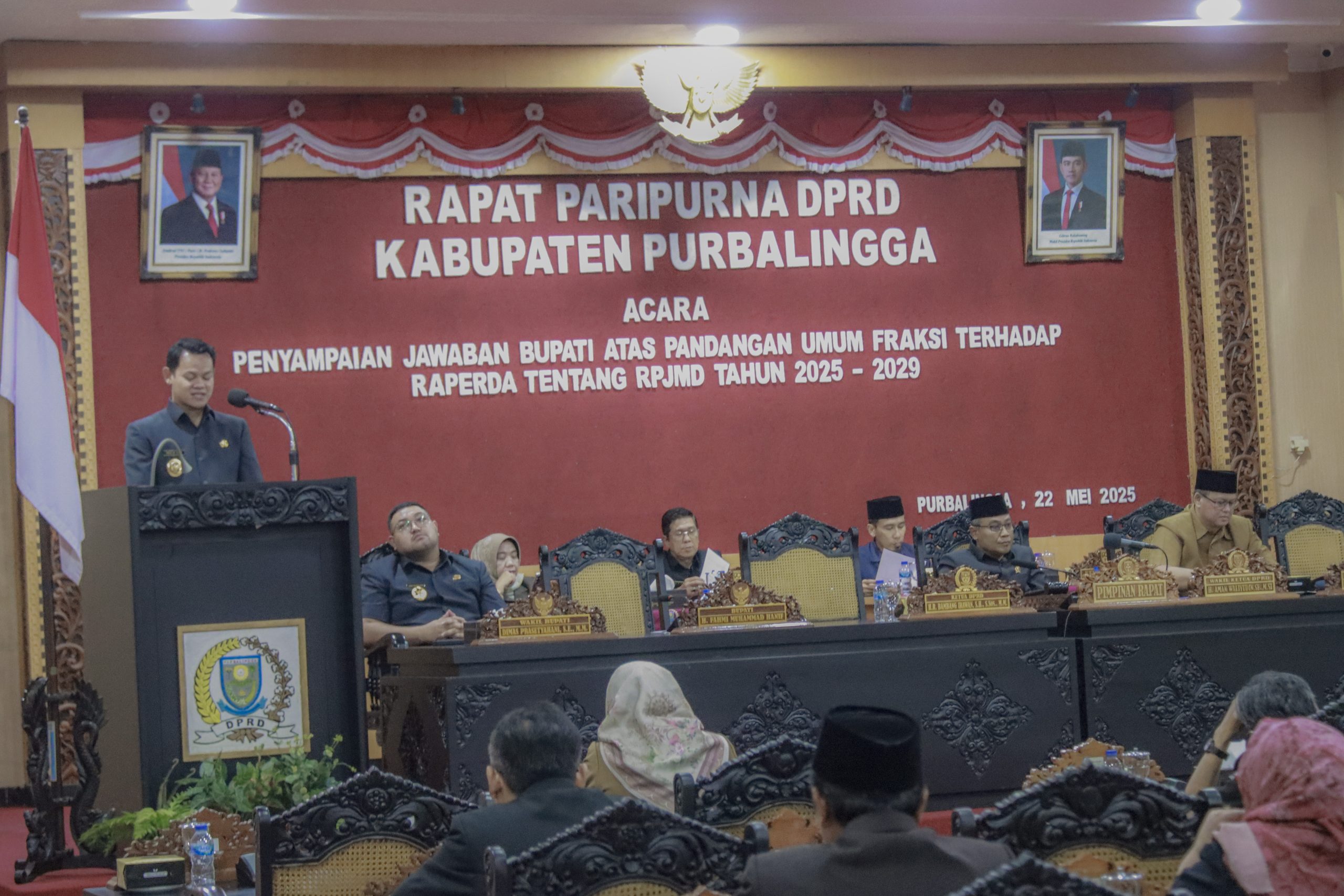 Bupati Purbalingga Sampaikan Rencana Jalan Mulus dan Jalur Wisata dalam RPJMD 2025–2029