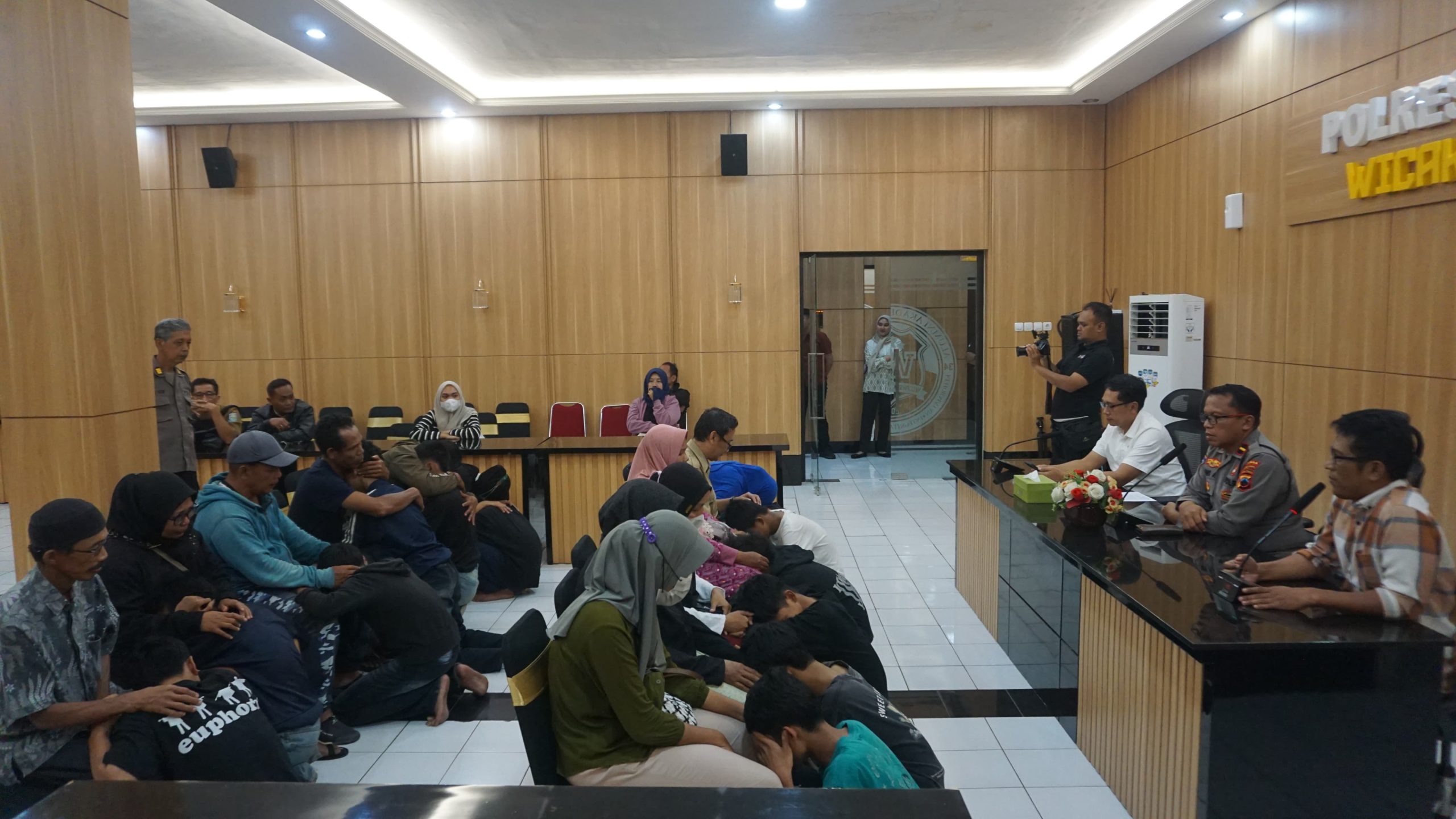 Sejumlah Remaja Membawa Sajam Diamankan Polres Purbalingga Saat hendak Tawuran Di Kejobong