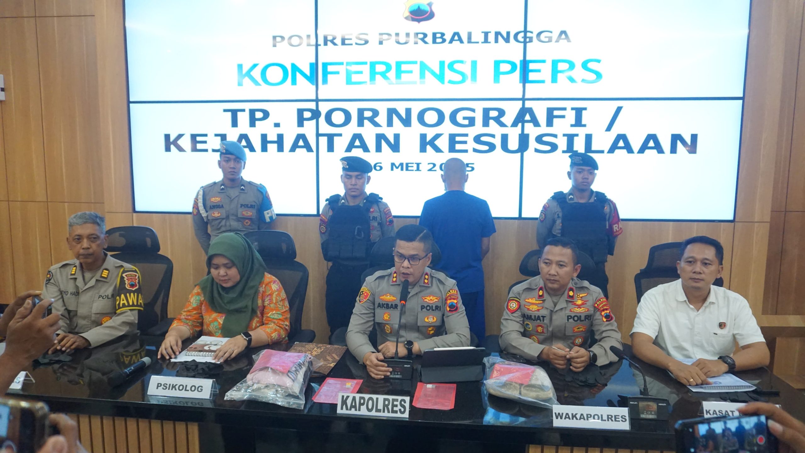Polres Purbalingga Tetapkan Pelaku Eksibisionisme Sebagai Tersangka
