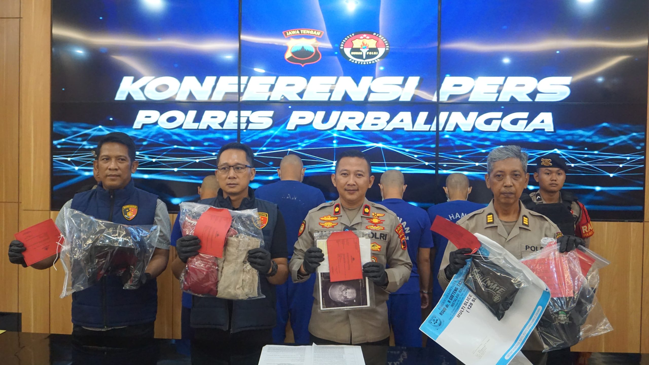 Polres Purbalingga Ungkap Tiga Kasus Kekerasan Di Desa Banjaran Dan Desa Sidakangen