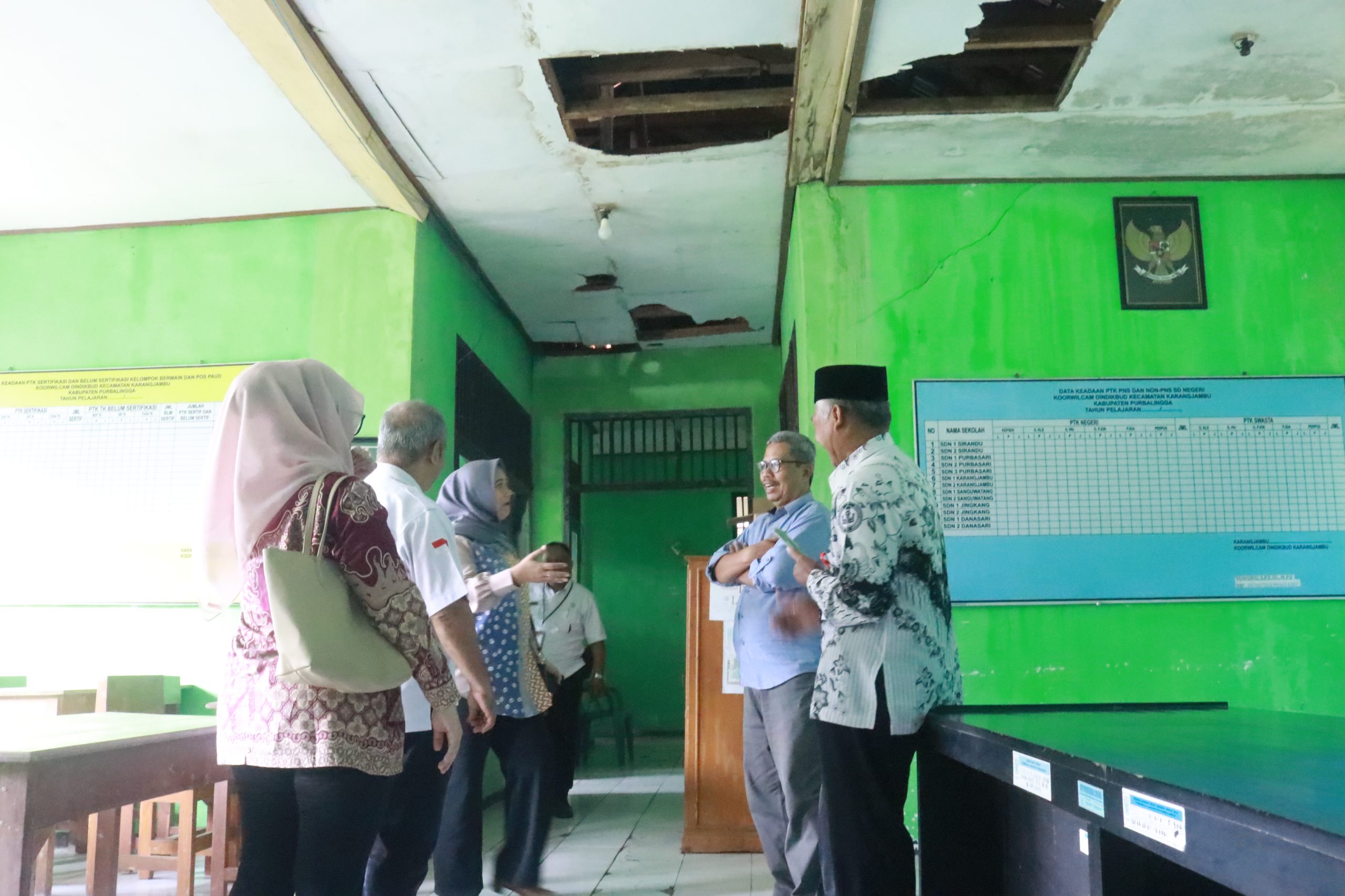 Komisi III DPRD Purbalingga Tinjau Fasilitas Pendidikan di Kecamatan Karangjambu