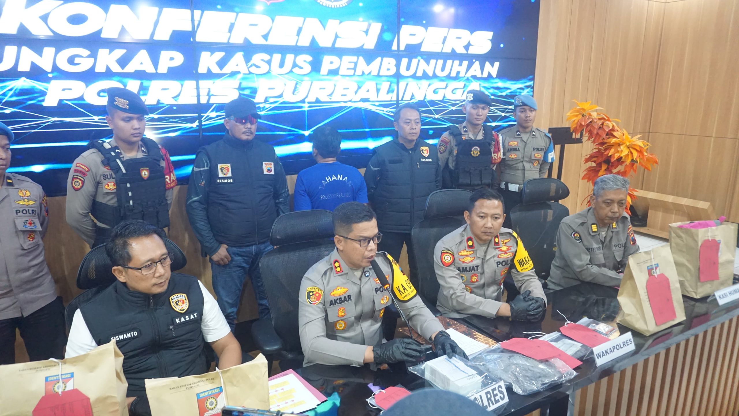 Teka-Teki Mayat di Penggilingan Batu Desa Baleraksa Terungkap! Pelaku Pembunuhan Dibekuk Polres Purbalingga