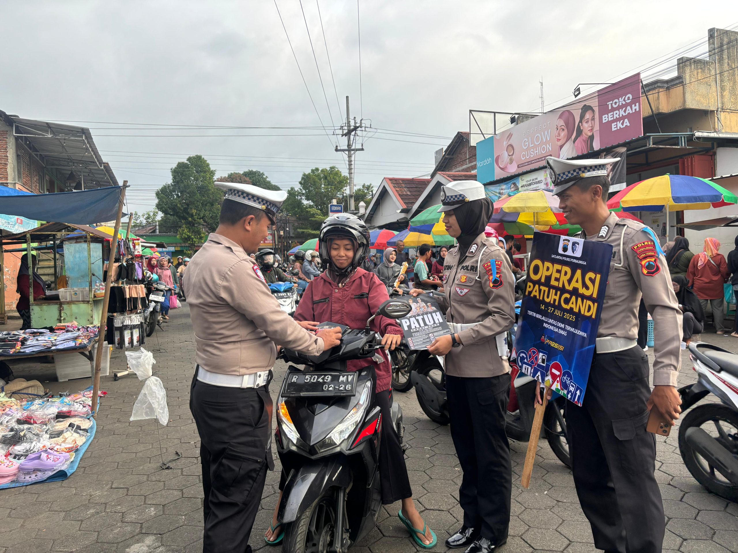 Satlantas Polres Purbalingga Sosialisasikan Operasi Patuh Candi 2025 di PT Boyang Industrial
