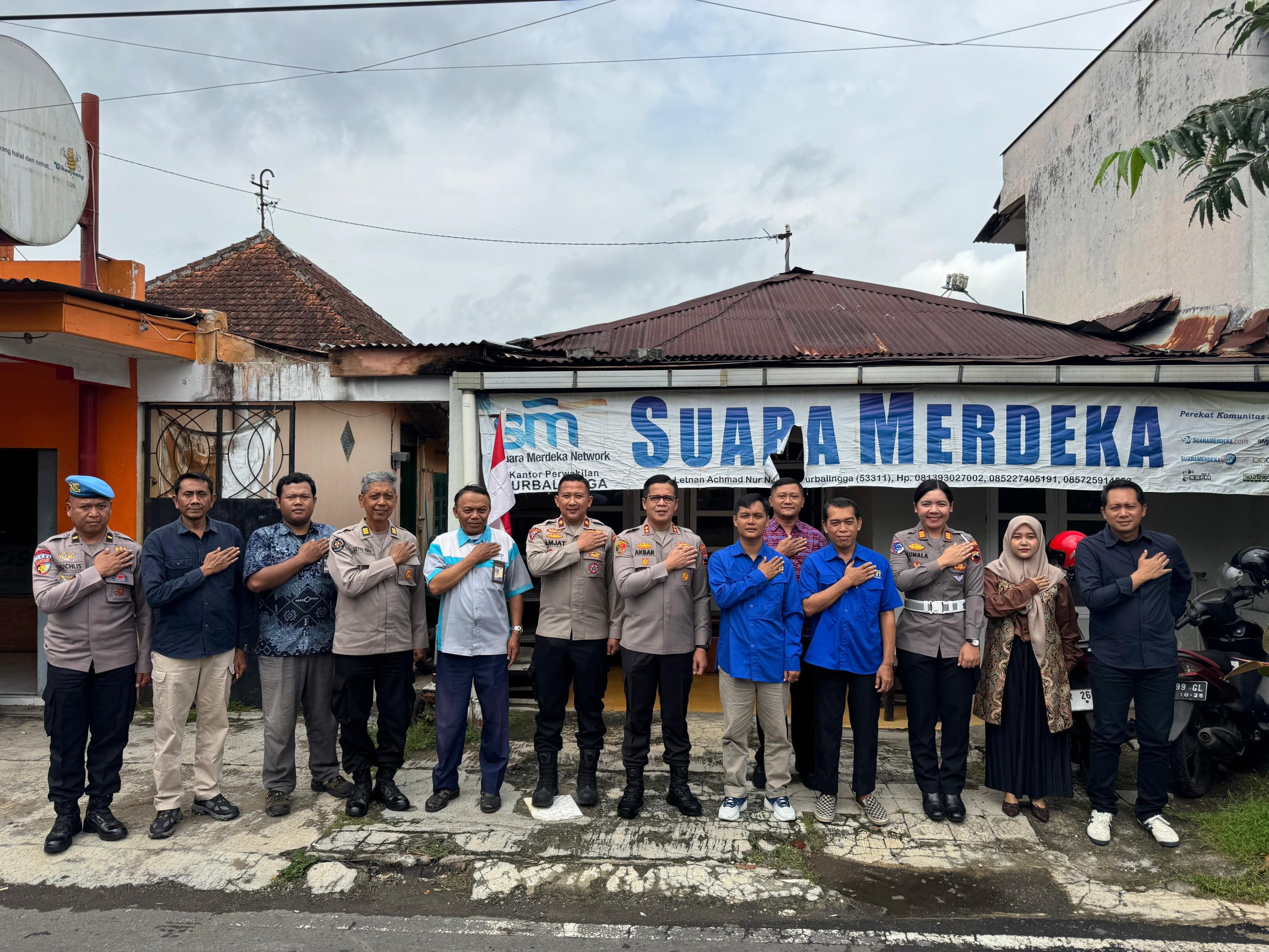 Perkuat Sinergi, Kapolres Purbalingga Silaturahmi dengan Redaksi Media Cetak