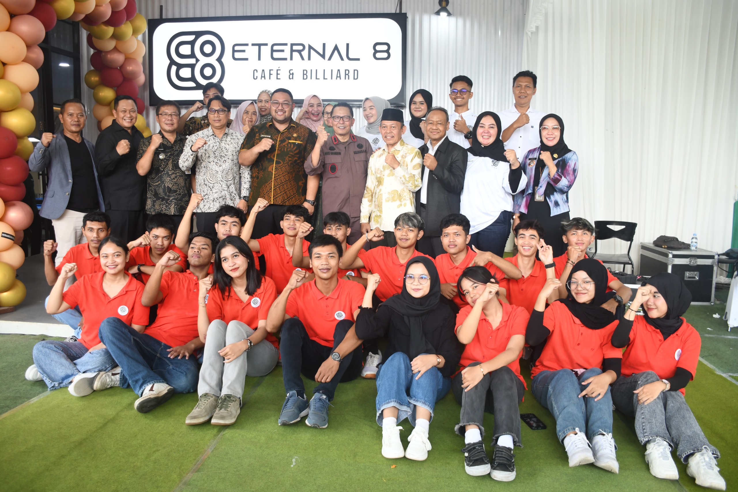 Wabup Dimas Resmikan Eternal 8 Cafe & Billiard, Dorong Olahraga Biliar Jadi Ruang Kreasi Anak Muda