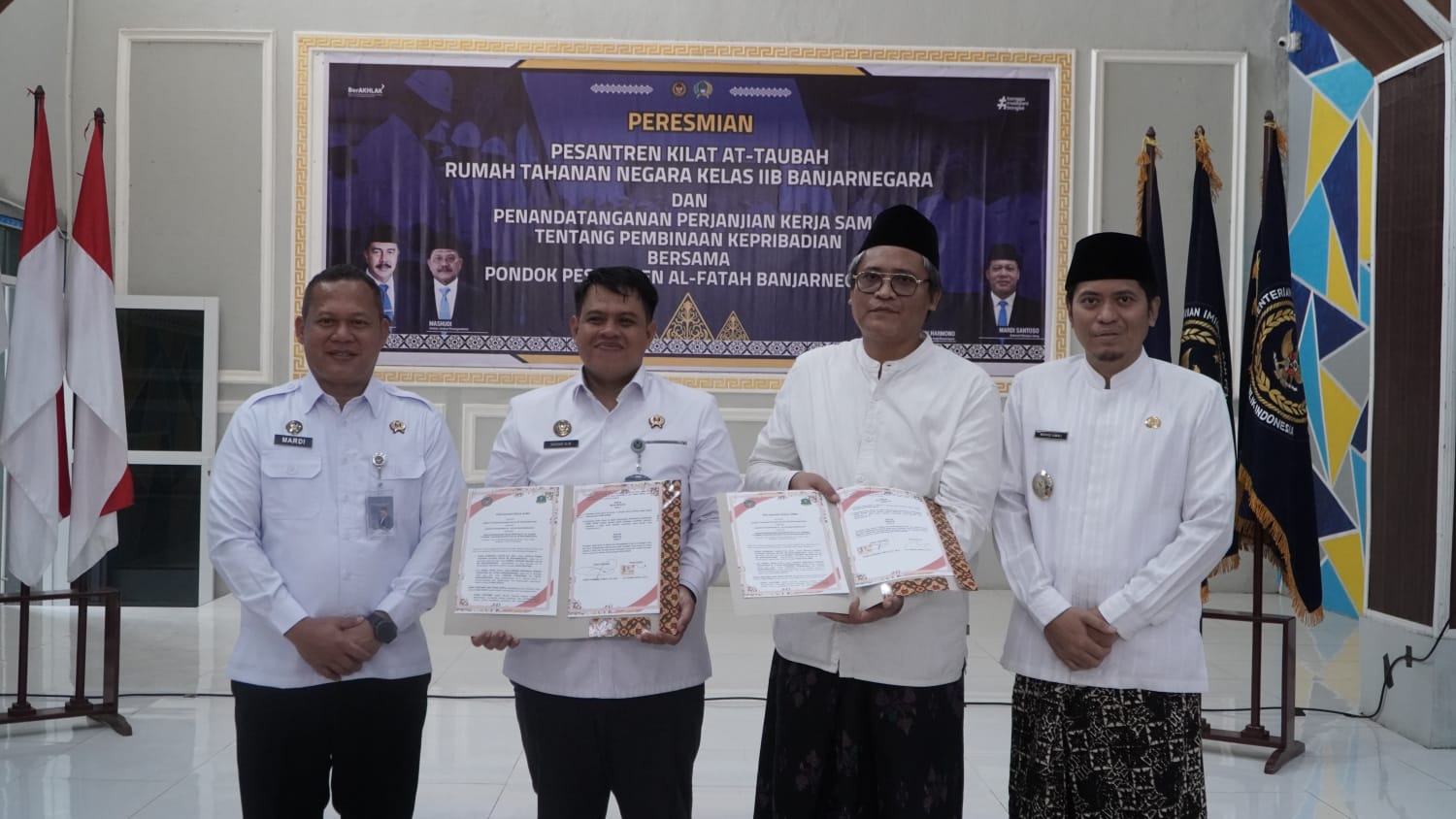 Gebrakan Hari Santri 2025! Wakil Bupati dan Kakanwil Ditjen PAS Jateng Resmikan Pesantren di Rutan Banjarnegara