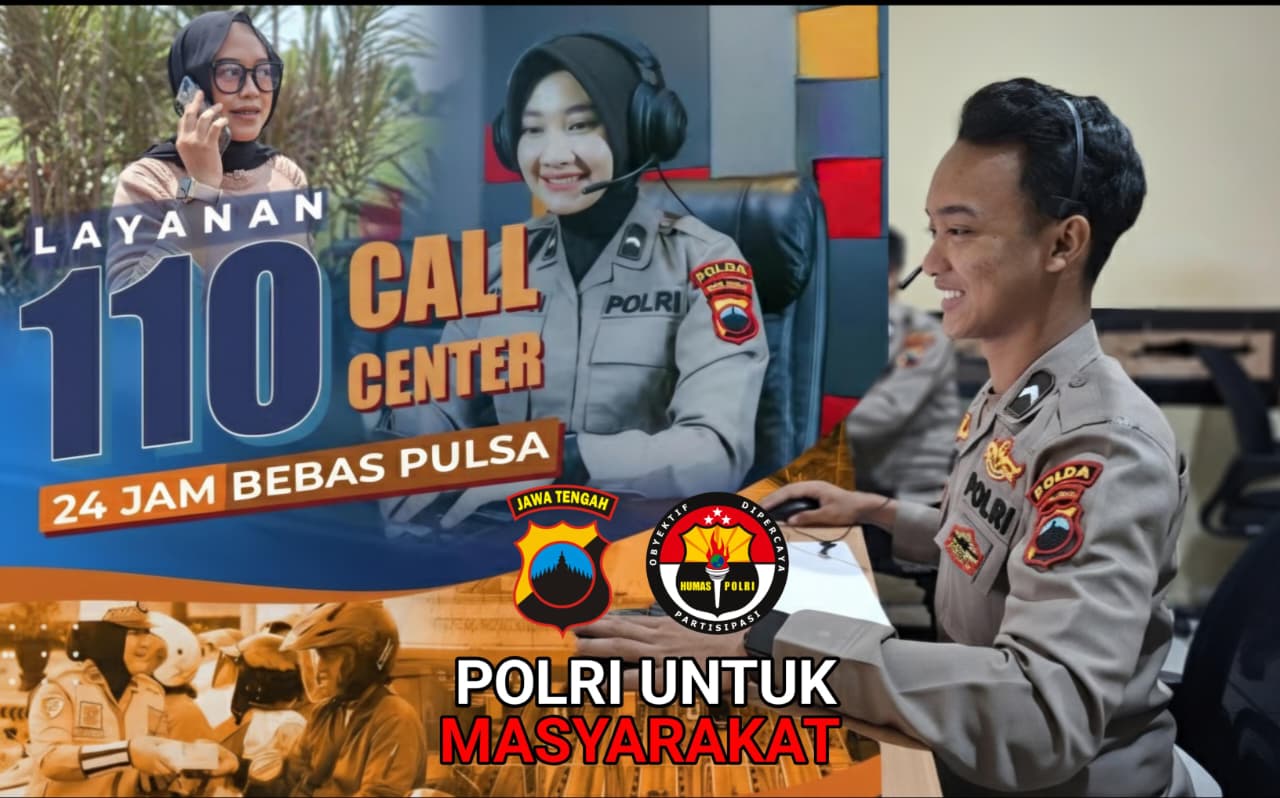 Lapor Tindak Kriminal ke  Polisi  Bisa Melalui Call Centre 110, Begini Caranya