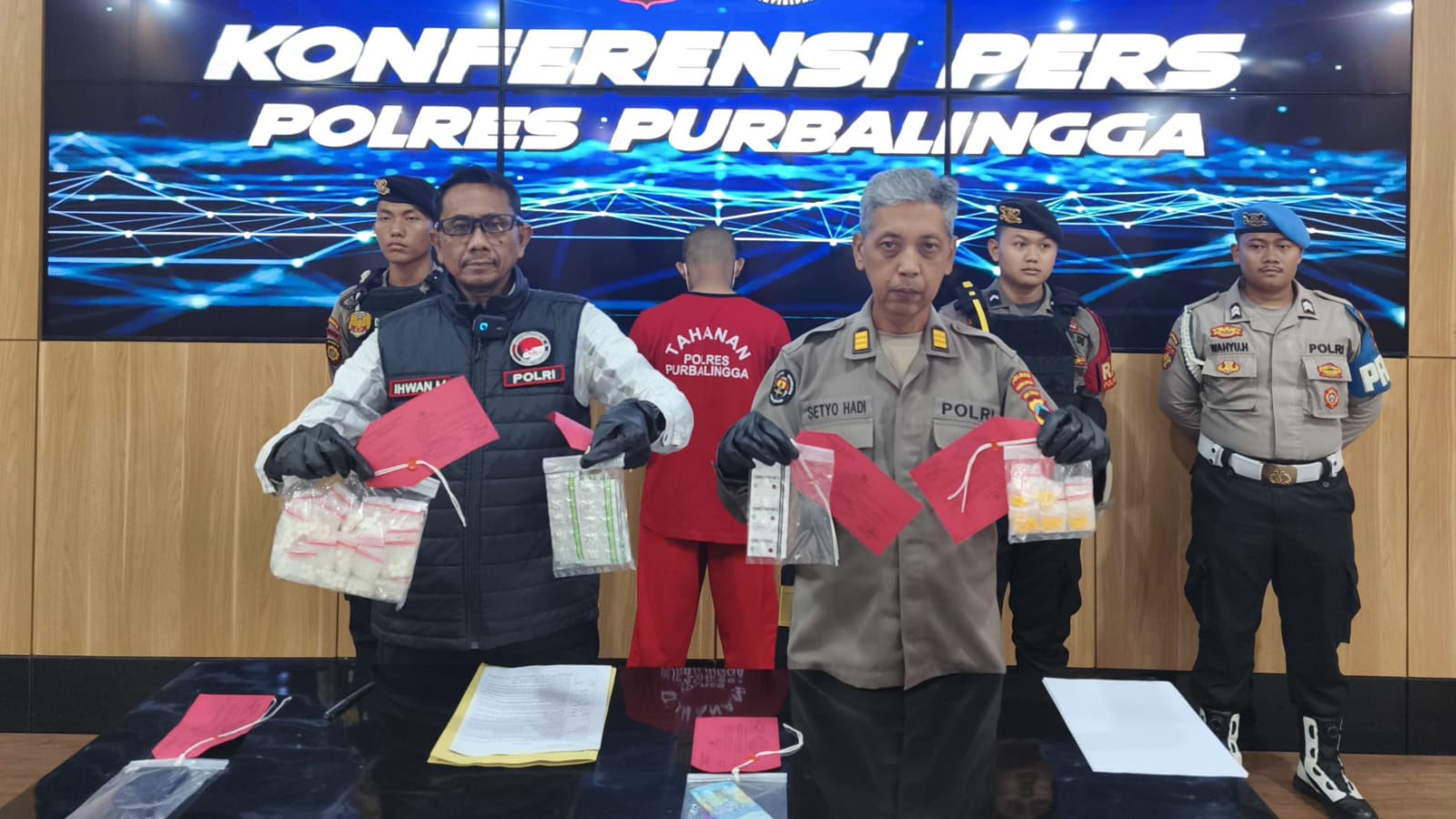 Satresnarkoba Polres Purbalingga Tangkap Pria Asal Aceh Penjual Obat Terlarang
